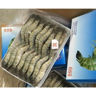 tôm sú ngon size 30 con / hộp lẩu nướng