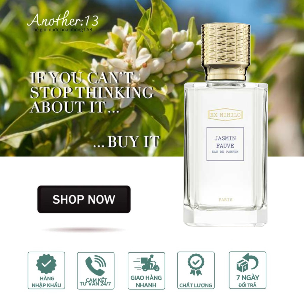 ⁂︎ 10ml┊Nước hoa Ex Nihilo Jasmin Fauve | Nước hoa chính hãng / EDP