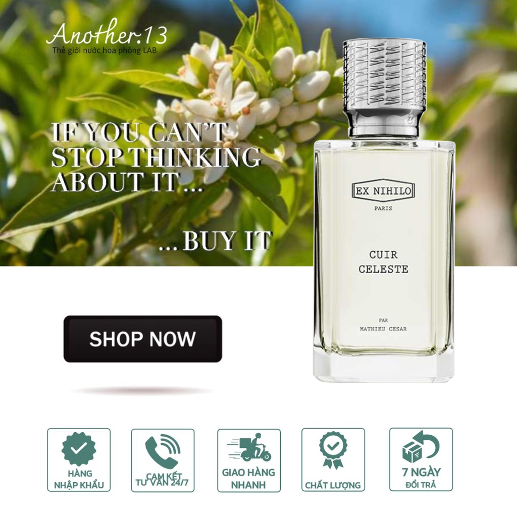 ⁂︎ 10ml┊Nước Hoa Ex Nihilo Cuir Celeste / EDP