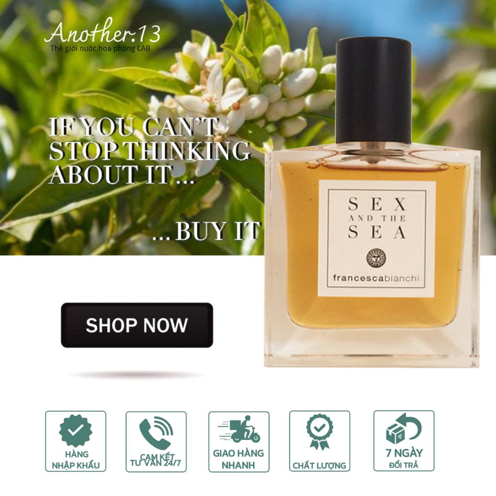 ⁂︎ 10ml┊Nước Hoa Phòng Lab Francesca Bianchi Sex and The Sea / EDP