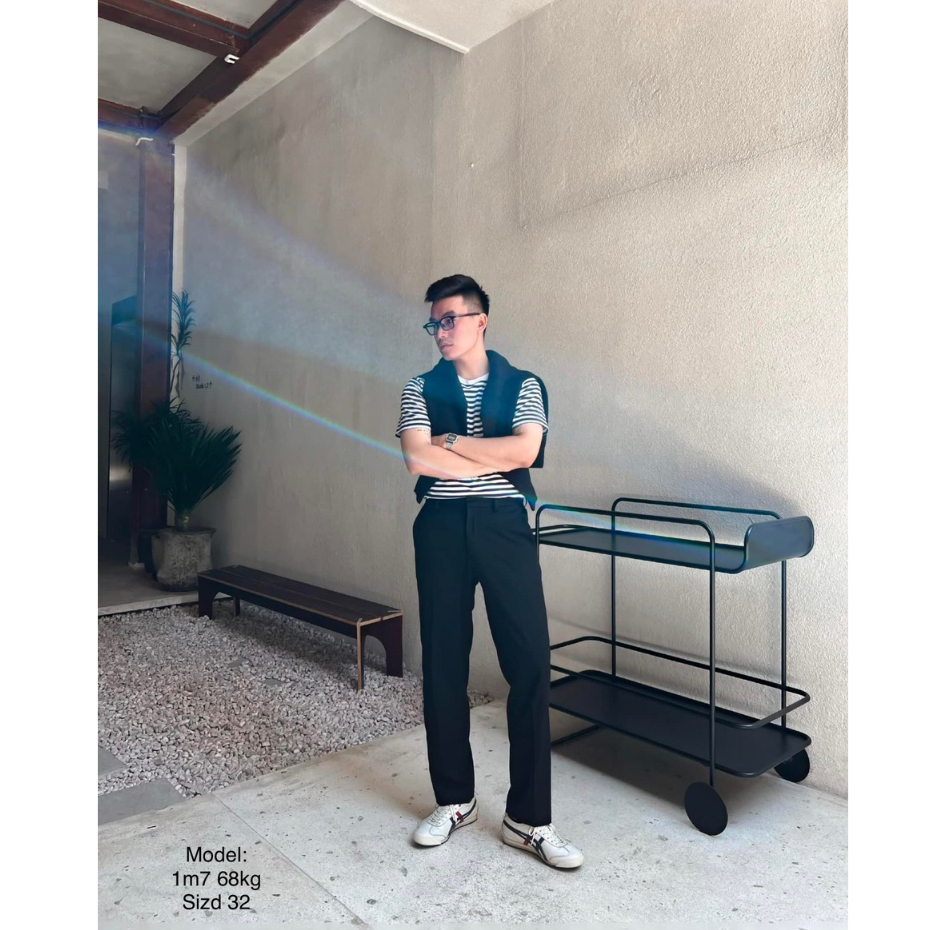 Quần tây âu nam Hàn Quốc brand T.I FOR MEN _Black