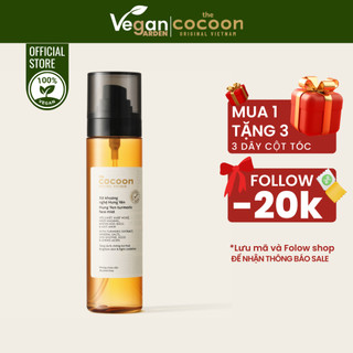 Xịt khoáng nghệ Hưng Yên Cocoon 130ml giúp da sáng mịn trắng hồng và ngăn ngừa oxy hóa làn da - Thuần Chay Vegan Garden