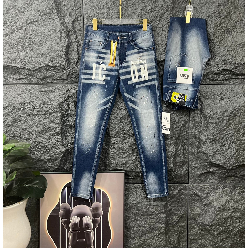 Quần jean nam đẹp quần bò icon nam cao cấp chuẩn shop N.O STORE