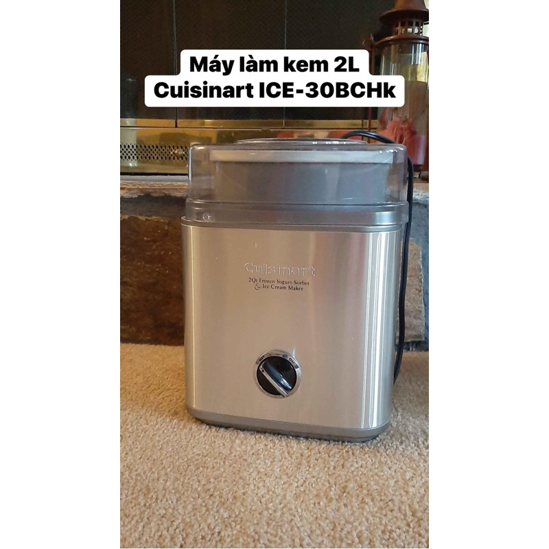 Máy làm kem tươi Cuisinart 2 lít GELATO ICE- 30BCHK, BH 24 tháng