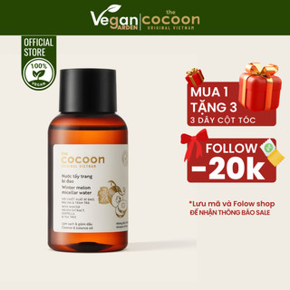 Nước tẩy trang bí đao Cocoon 140ml tẩy sạch lớp trang điểm, sạch dầu nhờn - Thuần Chay Vegan Garden