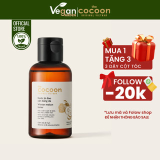 Nước bí đao cân bằng da Cocoon 140ml toner bí đao giảm dầu nhờn và mụn ẩn cân bằng độ pH - Thuần Chay Vegan Garden