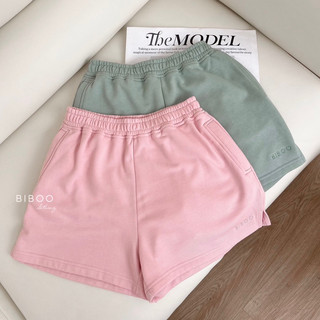 BIBOO - Quần short basic lưng thun DỄ THƯƠNG chất liệu nỉ chân cua cotton mịn đẹp