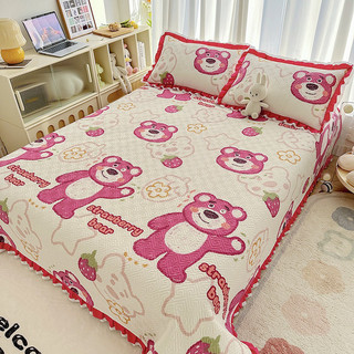 Ga cotton trần bông kèm 2 vỏ gối nằm cao cấp