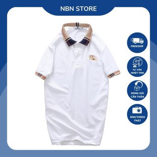 Áo polo nam trắng đen nbn store - p0126