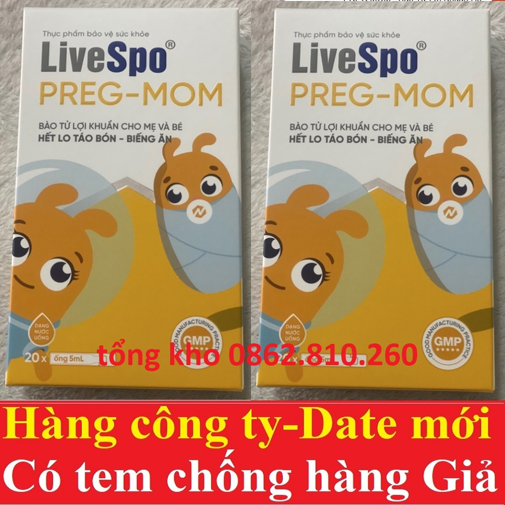 PregMom bào tử lợi khuẩn cho bé và mẹ date mới