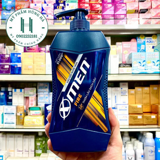 Dầu gội Xmen Fire, dầu gội nước hoa nam giới 650ml