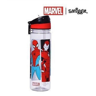 Bình nước cho bé Smiggle bottle Spider man, Ariel, hàng Úc