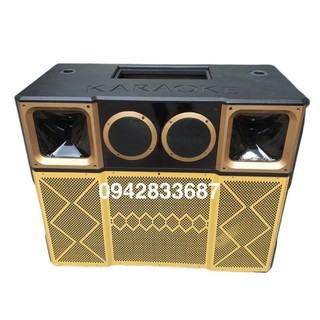Vỏ Thùng Loa kéo 40 Đôi 3 Way Mẫu Đẹp Mạch 19x38