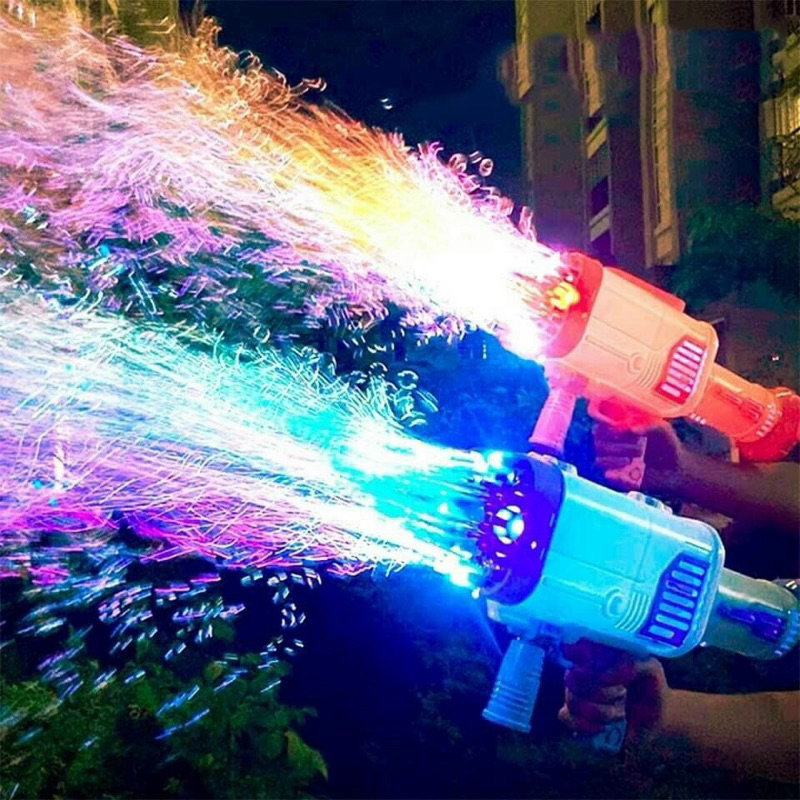 Súng bắn bong bóng xà phòng 32 nòng, máy thổi bong bóng nước tự động.