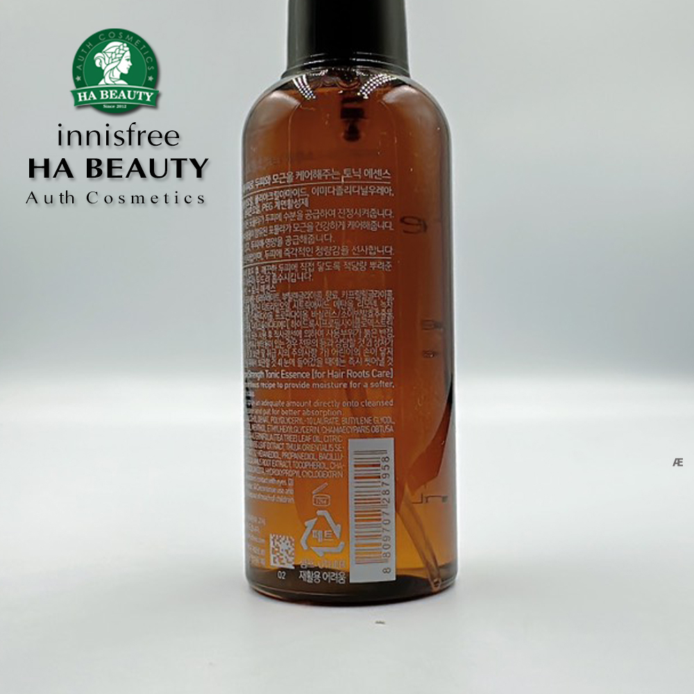 Xịt dưỡng tóc innisfree My Hair Recipe Strength Tonic Essence For Hair Roots Care 100 mL