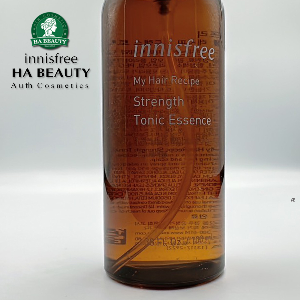 Xịt dưỡng tóc innisfree My Hair Recipe Strength Tonic Essence For Hair Roots Care 100 mL