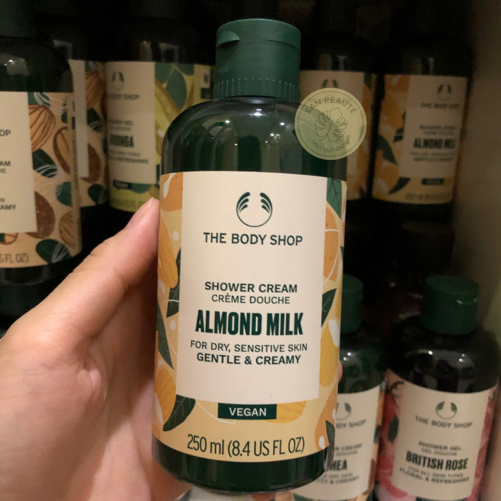 Sữa tắm dạng kem The Body Shop Almond Milk Honey Shower gel 250ml