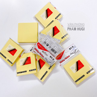 Giấy note vàng hình vuông (76x76mm) xấp gồm 100 tờ