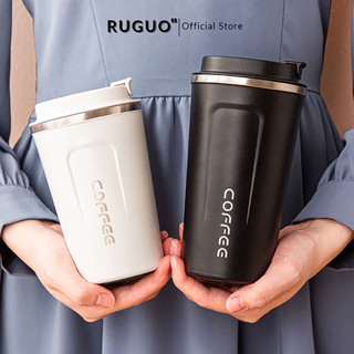 Cốc giữ nhiệt Coffee inox 304 màu Black dung tích 500ml giữ nhiệt 12h cao cấp