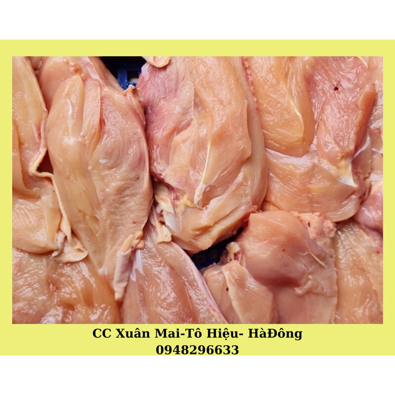 Ức gà file không xương cho chó mèo,thú cưng 1kg