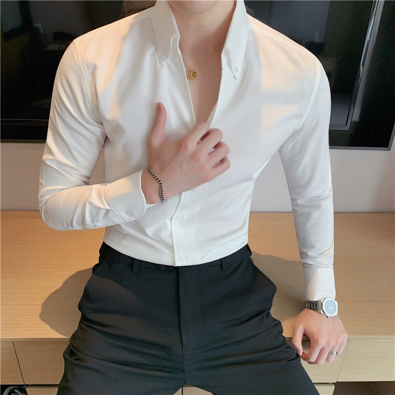 Áo Sơ Mi Nam  Cổ V TUTO5 Menswear  Kiểu Cổ Mới Hàn Quốc Cao Cấp Với Dáng Cổ V Thời Trang Lịch Lãm