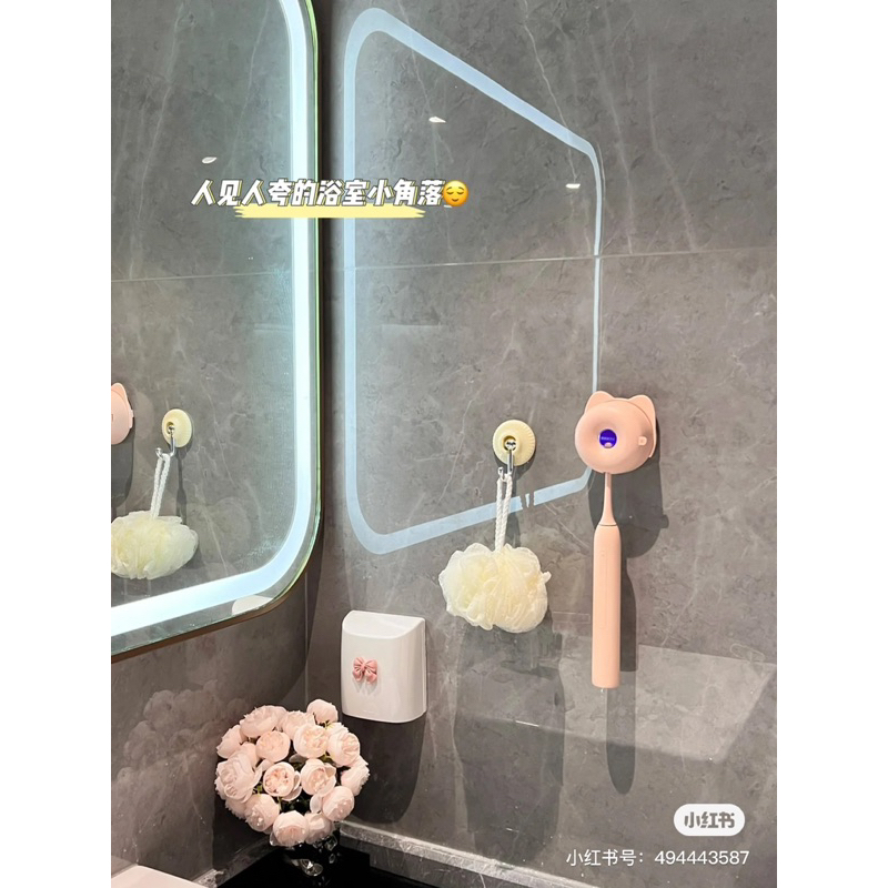 Bàn Chải Đánh Răng Điện Kèm Máy Tiệt Trùng SOOCAS Phiên Bản D3 Hình Chân Mèo - Cáo Đeo Nơ