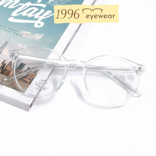 Gọng Kính mắt trắng trong suốt 1996eyewear kính chống ánh sáng xanh,kính cận kính trắng không độ