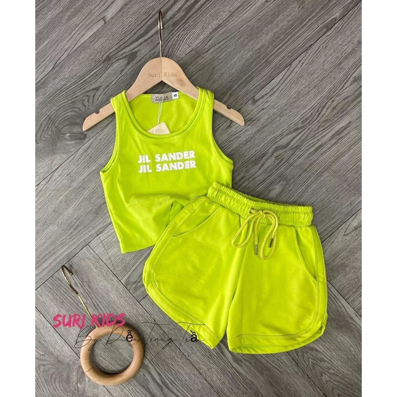 sét bộ sát nách thể thao cho bé nam và nữ (8-22kg)