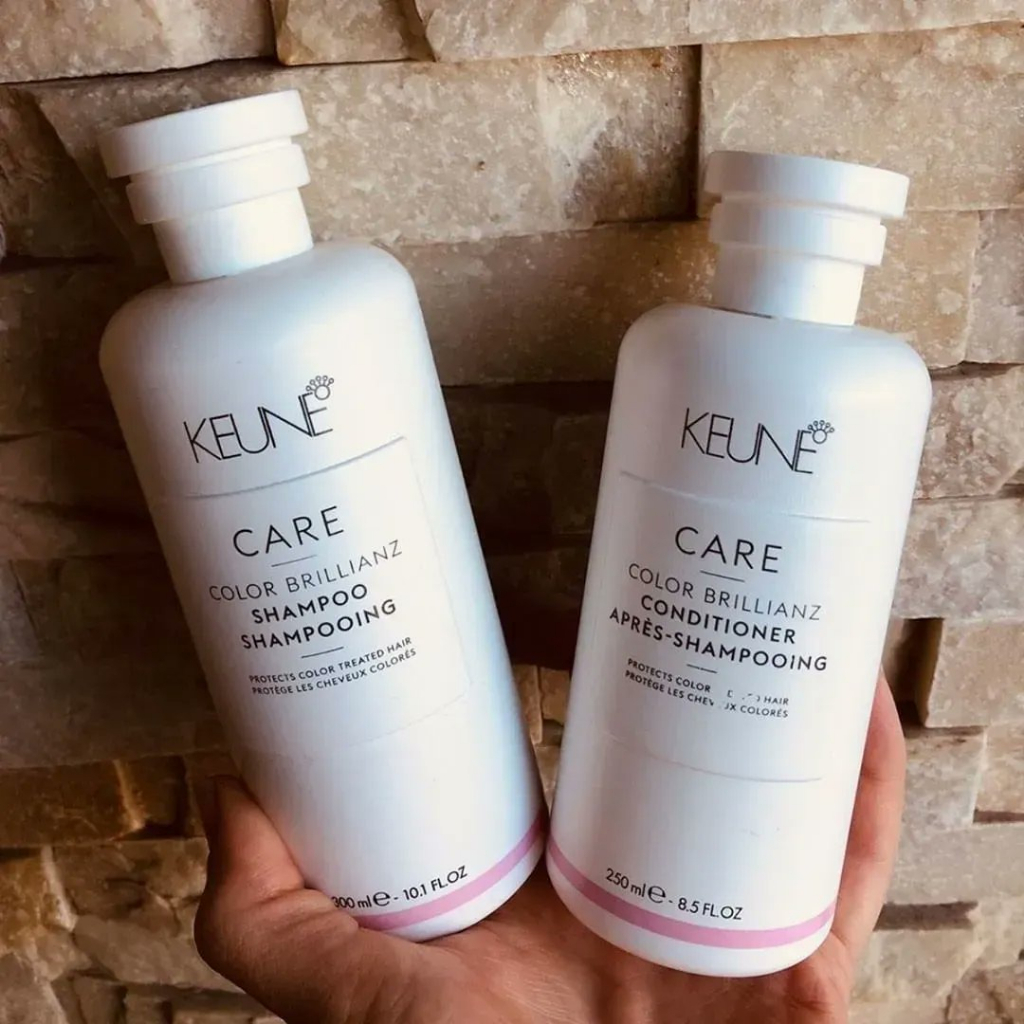 Dầu gội xả giữ màu tóc nhuộm Keune Care Color Brillianz 1000mlx2