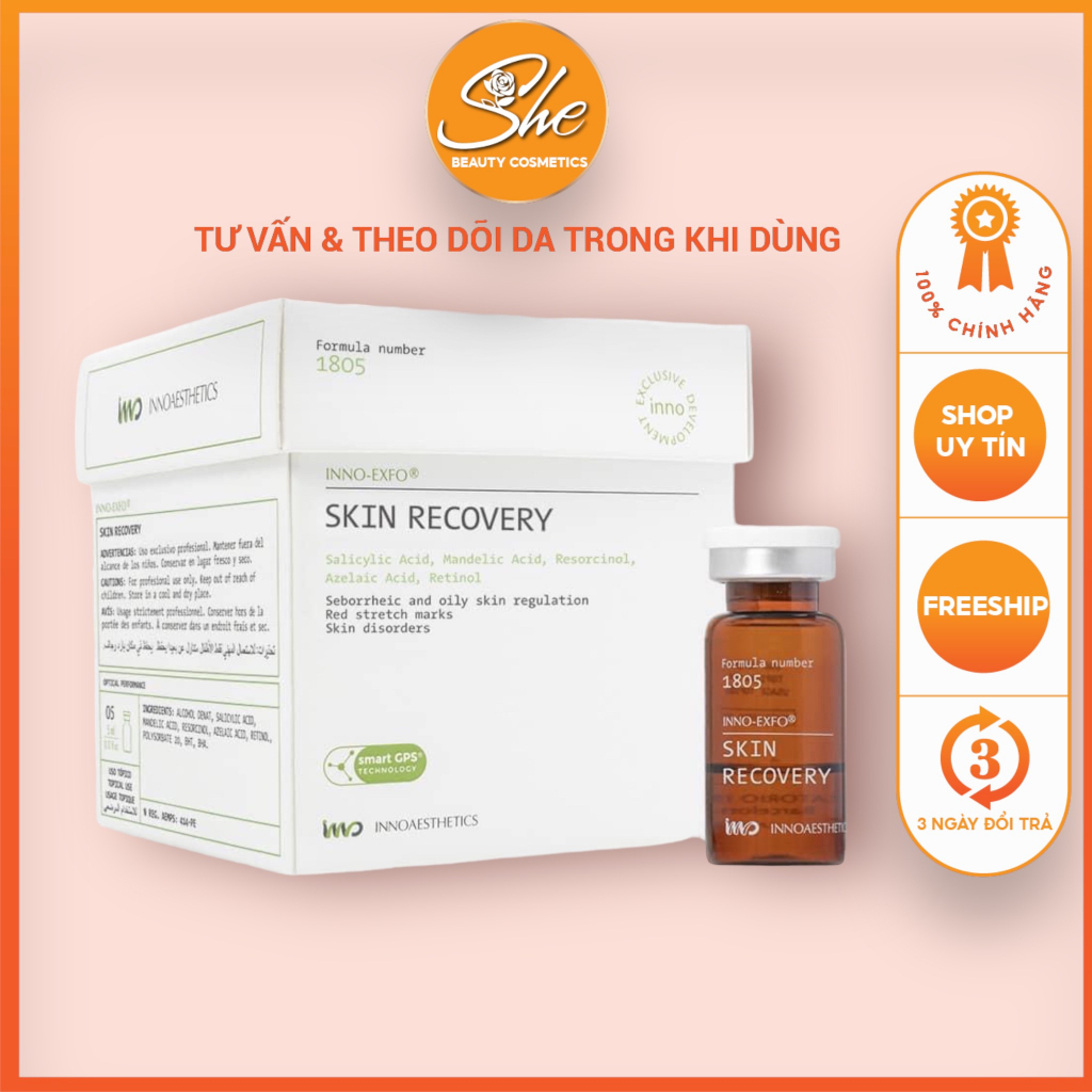 Innoaesthetics Skin Recovery ,Tinh Chất Peel Tái Tạo, Giảm Mụn