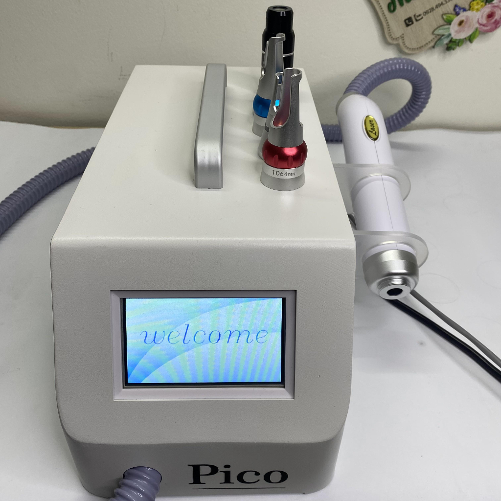 Máy laser PICO mini , xoá nám , tàn nhang, Xóa xăm chuyên làm tại nhà cho khách
