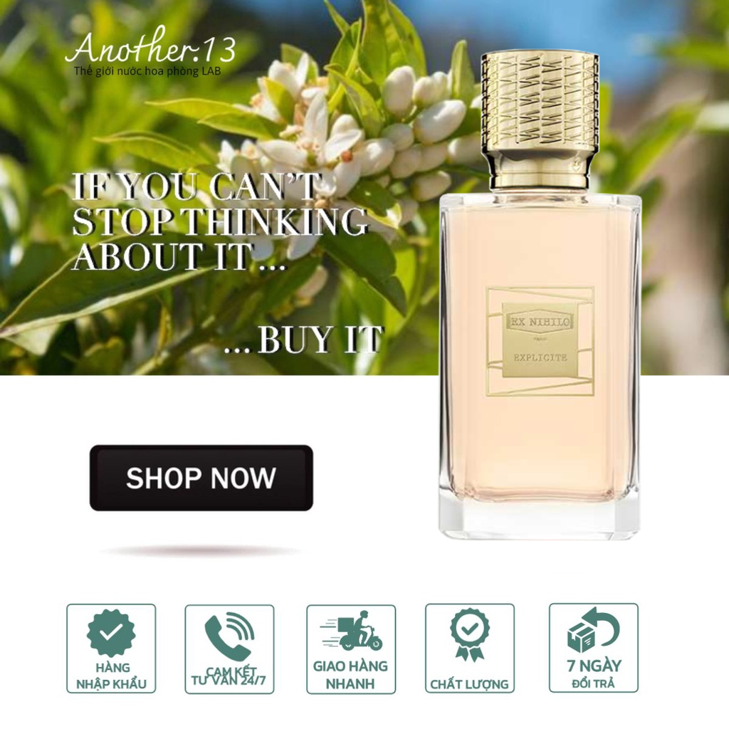 ⁂︎ 10ml┊Nước Hoa Ex Nihilo Explicite / EDP