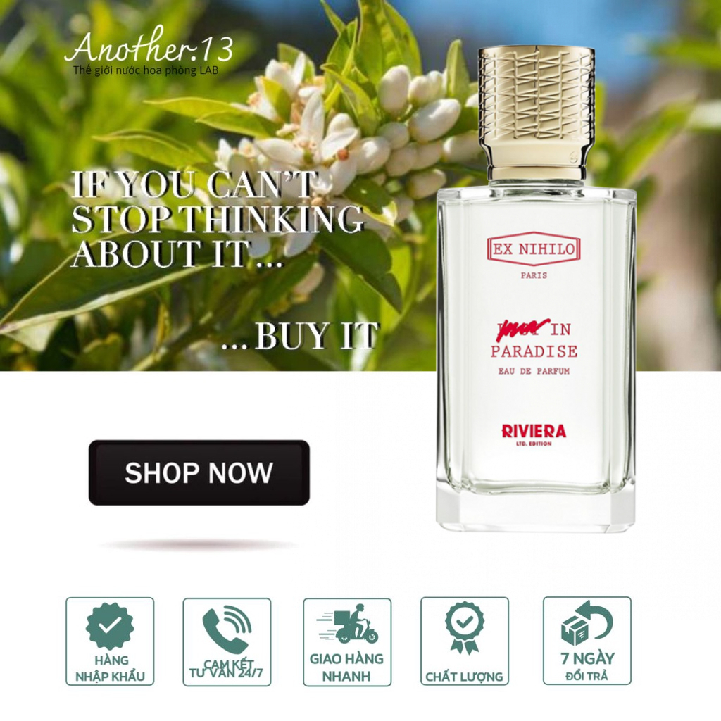 ⁂︎ 10ml┊Nước Hoa EX NIHILO PARIS In Paradise Riviera Limited Edition / EDP