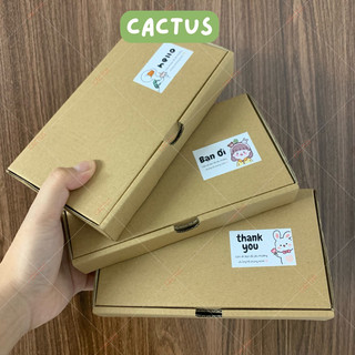 Combo 72 tem dán cảm ơn, tem dán hộp cute