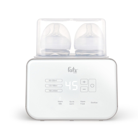 Máy hâm sữa tiệt trùng 2 bình điện tử Fatz Baby Duo 2 - DOU 3 PLUS -FB3223SL