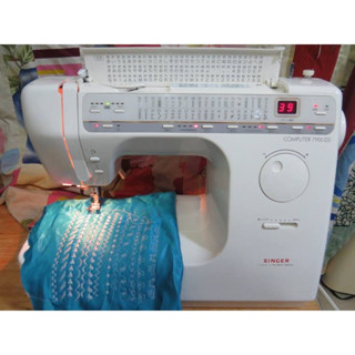 Máy may gia đình Singer 7900dx, máy may đa năng Nhật Bản may 40 mẫu trang trí, chữ cái và số