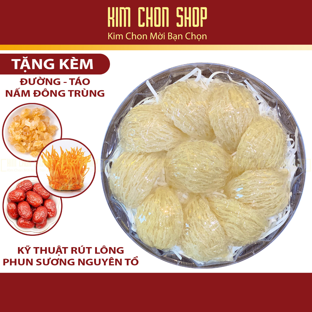 Tổ Yến Rút Lông Nguyên Tổ 100gr - Kim Chon Shop