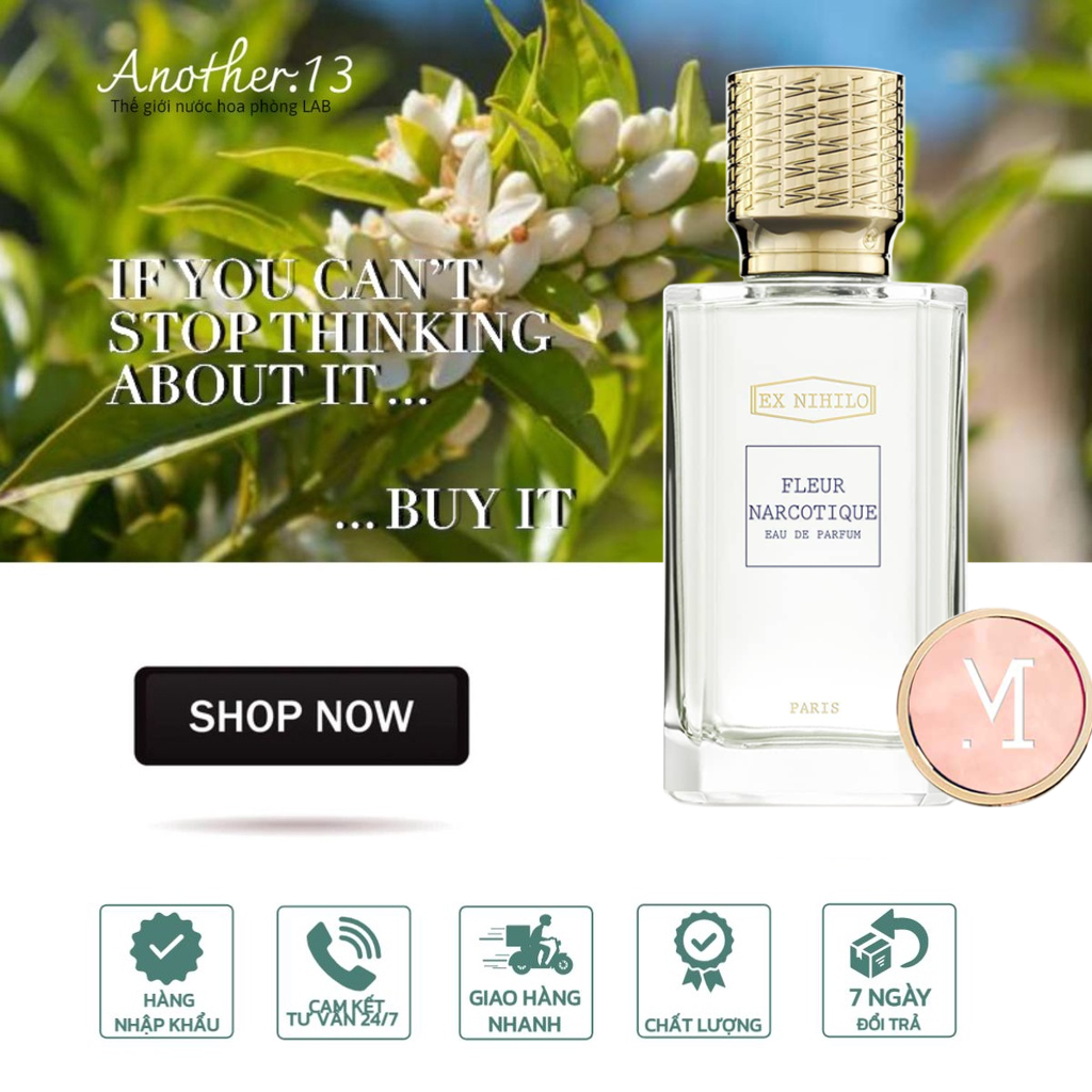 ⁂︎ 10ml┊Nước Hoa Ex Nihilo Limited – Fleur Narcotique Signature Musc /  Extrait De Parfume