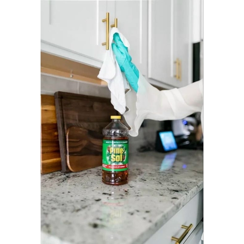 Nước lau sàn pine-sol tiêu diệt 100% virut, vi khuẩn và các mầm bệnh