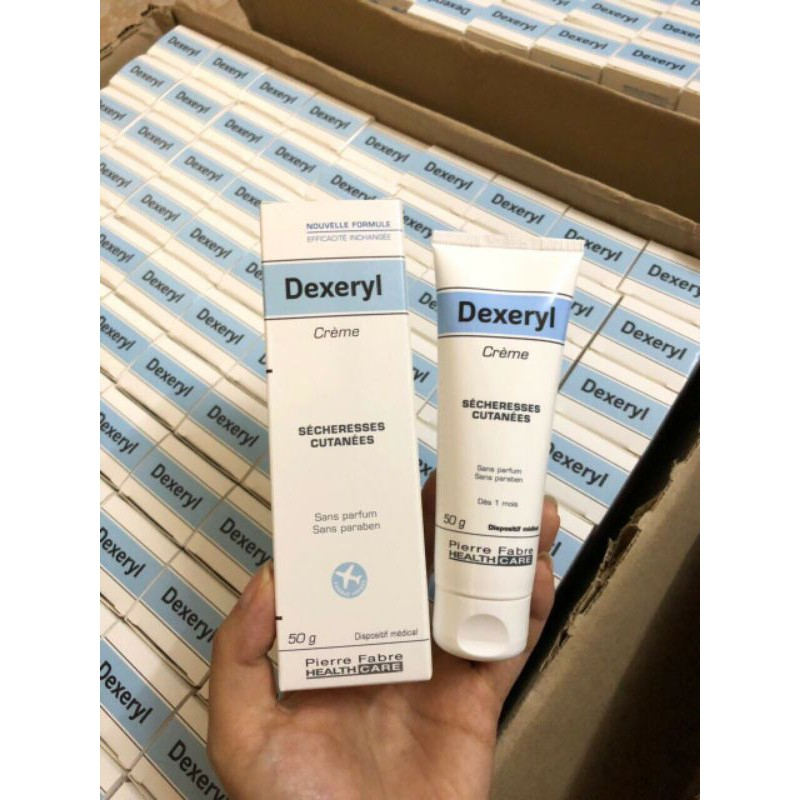 Kem hỗ trợ nứt nẻ, chàm cho trẻ em Dexeryl Glycerol Vaseline Paraffine 50g – Pháp
