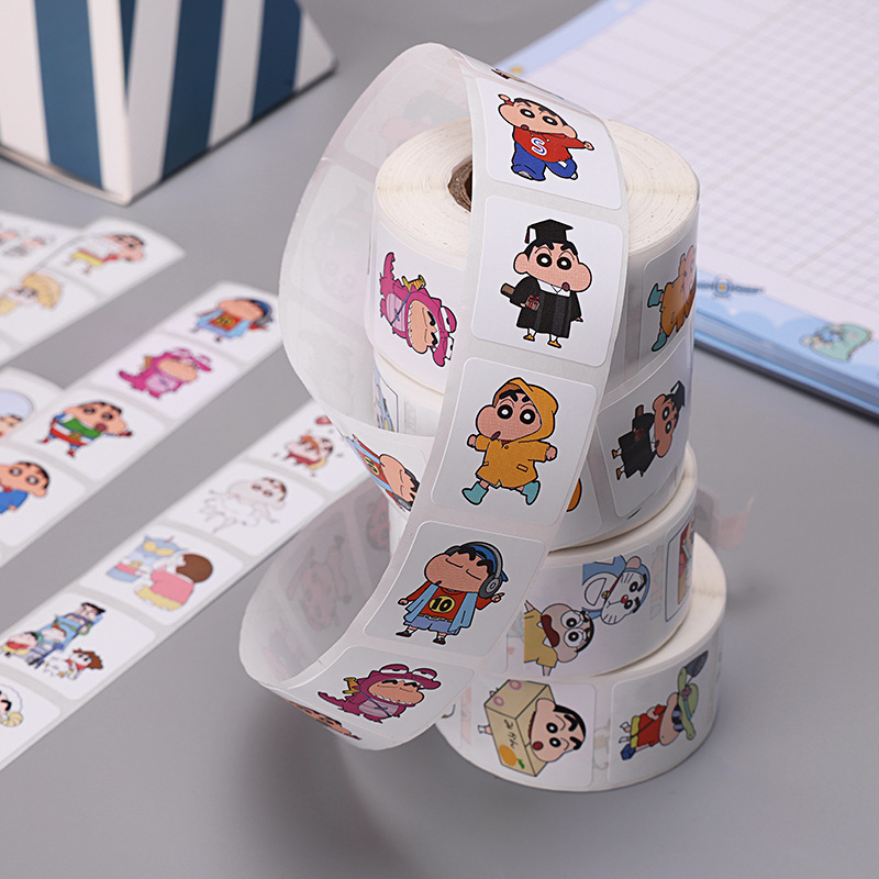 500 Sticker sanrio shin bút chì hellokitty hoạt hình dễ thương học sinh