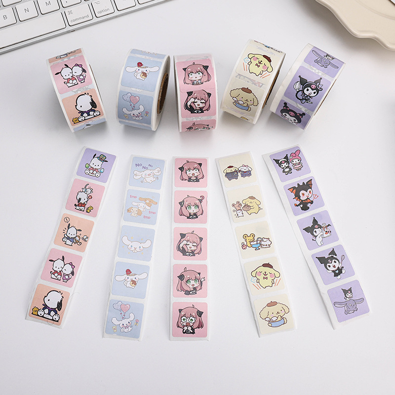 500 Sticker sanrio shin bút chì hellokitty hoạt hình dễ thương học sinh