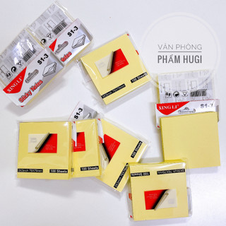 Giấy notes vàng hình vuông xấp gồm 100 tờ