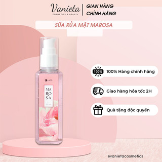 Sữa Rửa Mặt Marosa Laco Chiết Xuất Hoa Hồng Ngoại + KÈM QUÀ TẶNG
