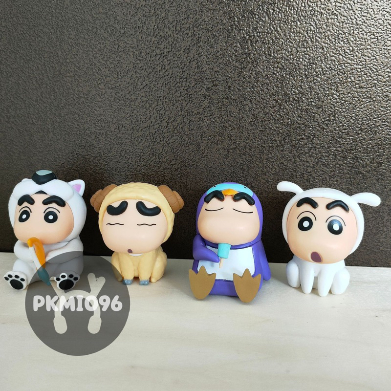 Mô hình Shin chan Cậu bé bút chì Cosplay động vật 6cm Sinh chan Gashapon