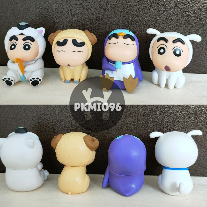 Mô hình Shin chan Cậu bé bút chì Cosplay động vật 6cm Sinh chan Gashapon