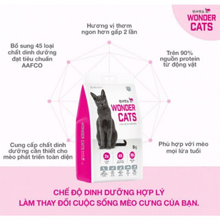 1kg - Hạt Wonder Cats cho mèo mọi lứa tuổi