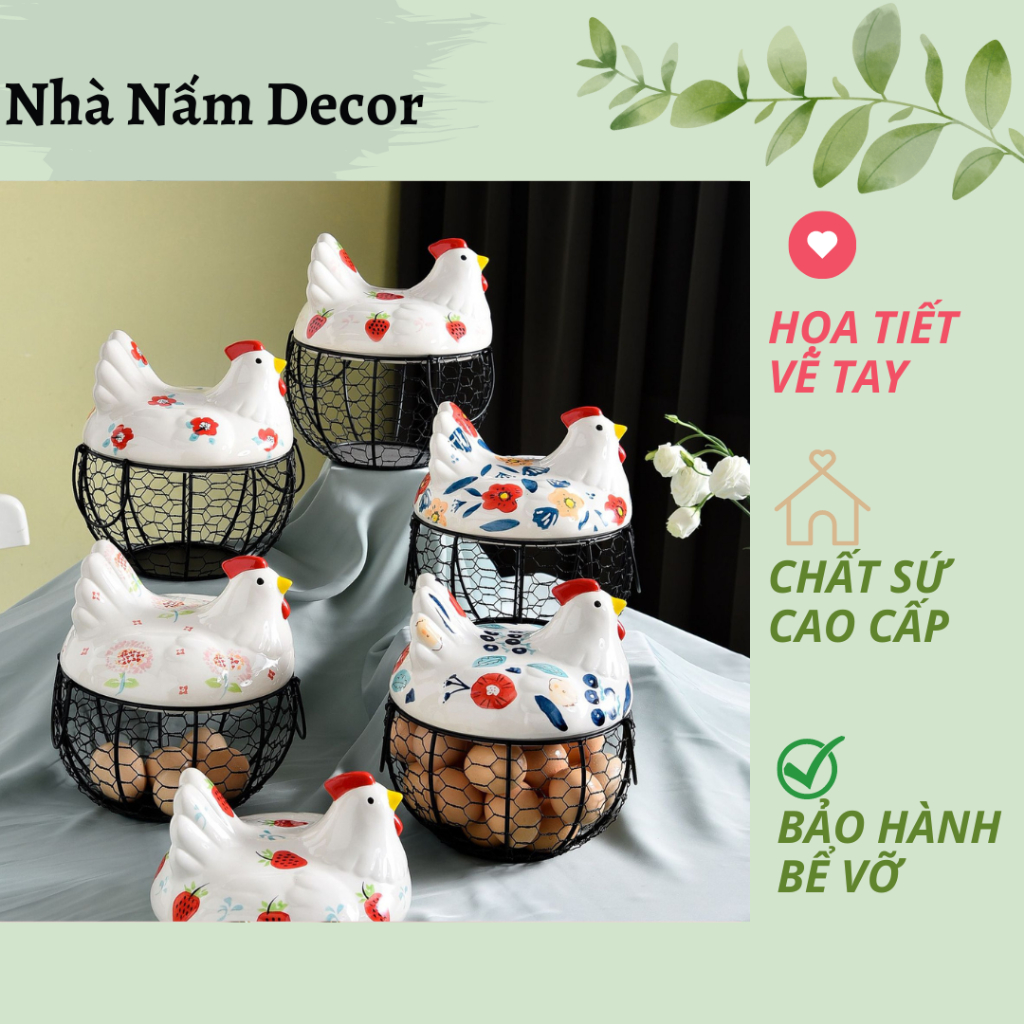 Giỏ đựng trứng gà mái ấp