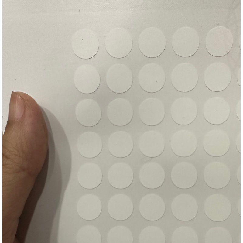 40 tem vỡ trắng dán che thẻ Visa Credit