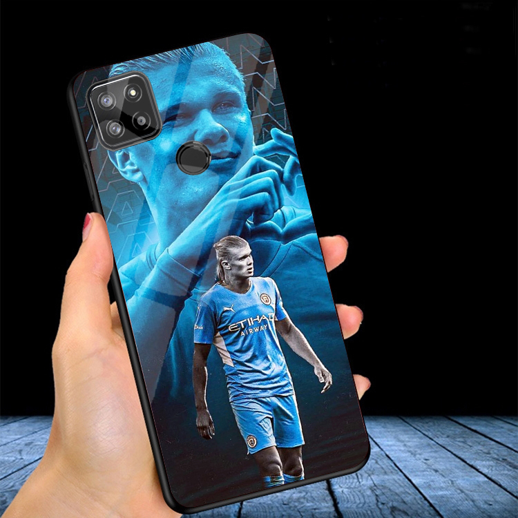 Ốp Lưng REALME C12, C15 ,C25, C25S,C21Y,C25Y Mặt lưng kính 3D cao cấp, in hình Cầu thủ bóng đá